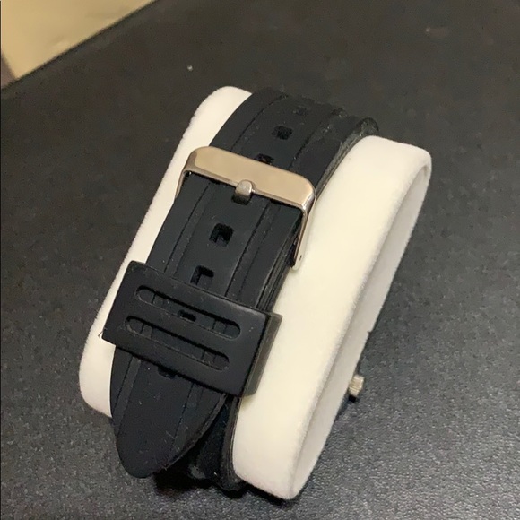 Unlisted Men’s Black Watch with Silicone Straps